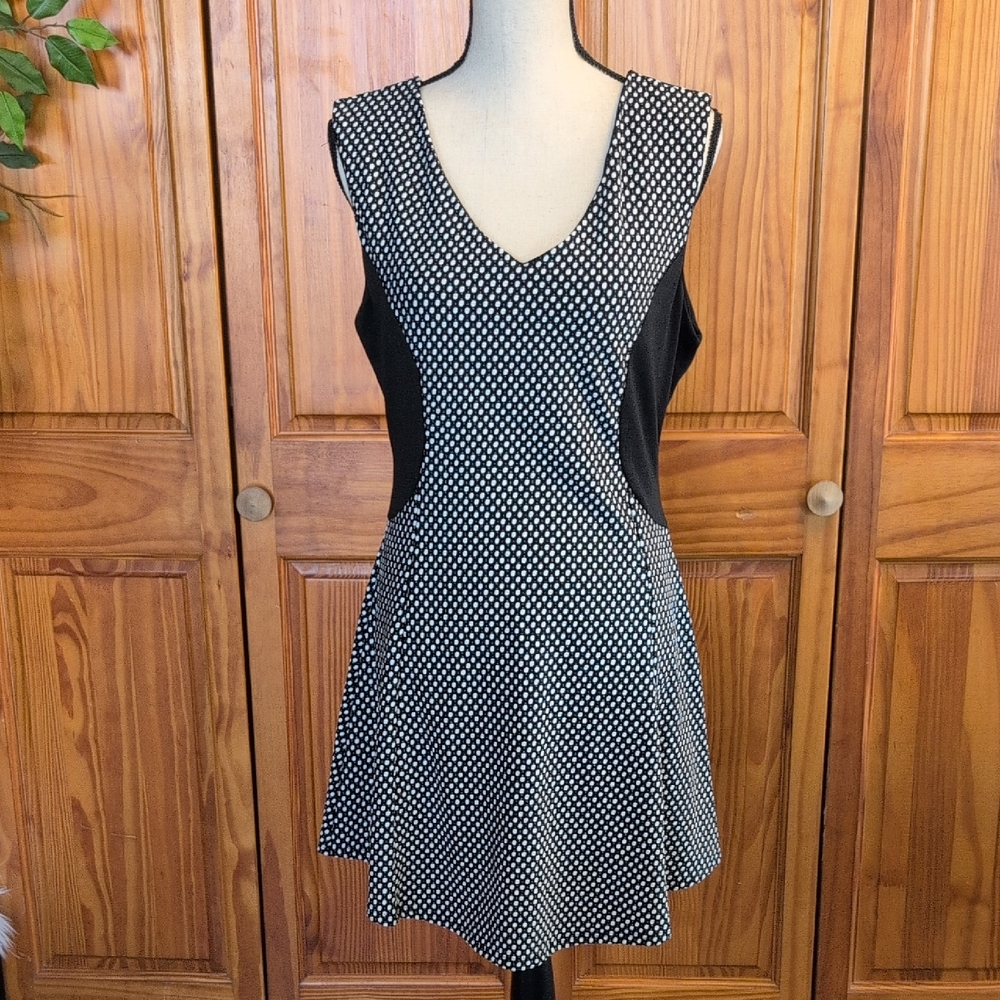 Charlotte Russe Sleeveless Patterned Mini Dress New L CC146